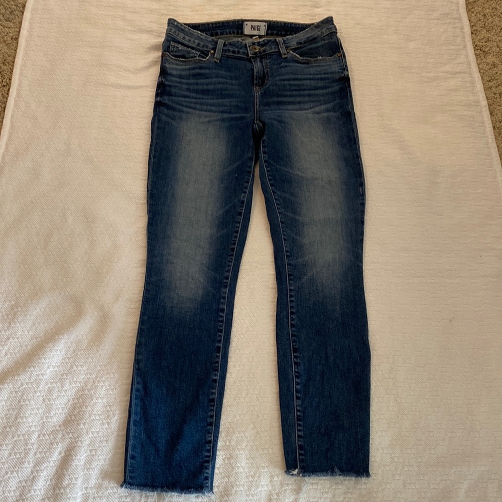 Paige Skyline skinny crop size 28